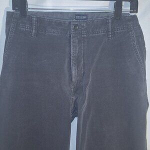 Dockers classic fit, dark charcoal color in size 34/30